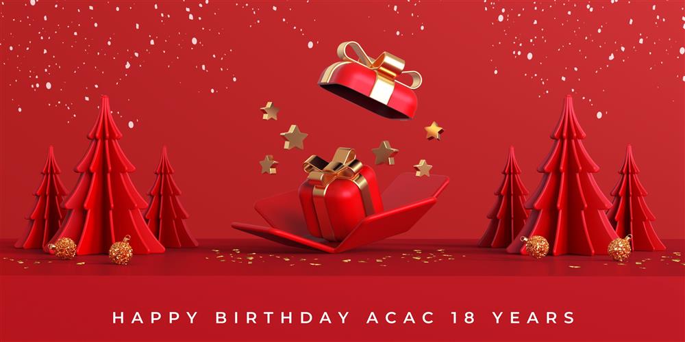 Happy birthday ACAC 18 - Year